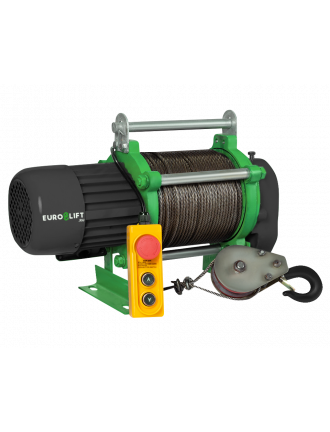 Лебедка электрическая KCD 300/600 кг, 70/35 м 220В