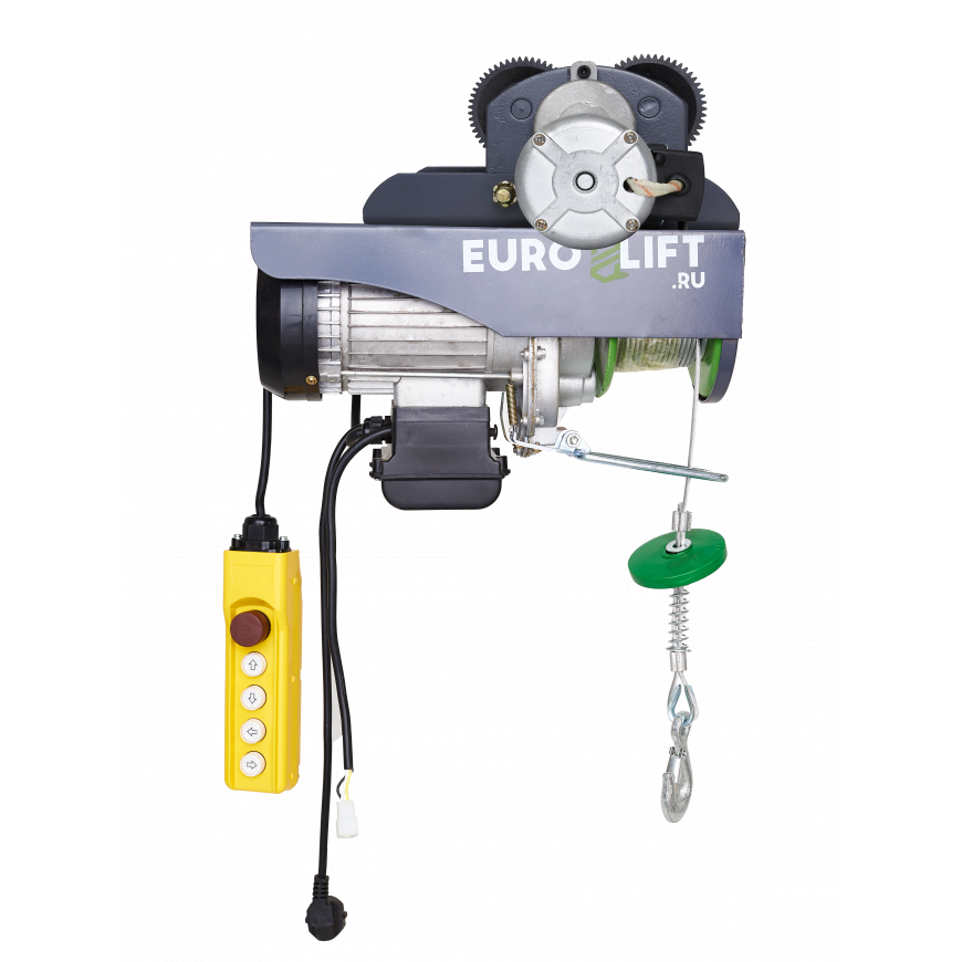 Лебедка электрическая передвижная KX 500 г/п 250/500 кг, в/п 18/9 м